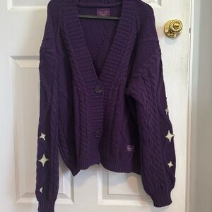 Taylor Swift Speak Now purple cardigan size xs/s